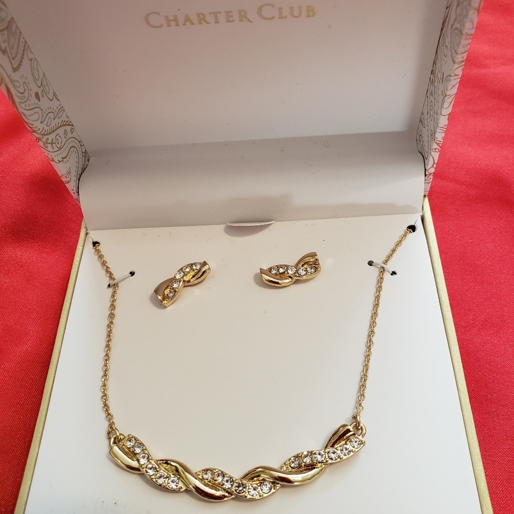 🎁SOLD OUT 🎁NWT,GOLD PAVE TWIST ENK - Picture 3 of 6